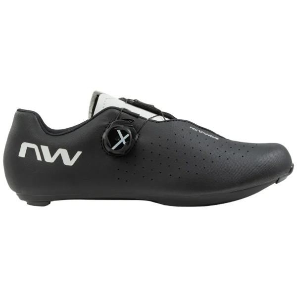 Zapatillas Northwave SONIC PLUS WIDE Carretera Negro-Gris Claro