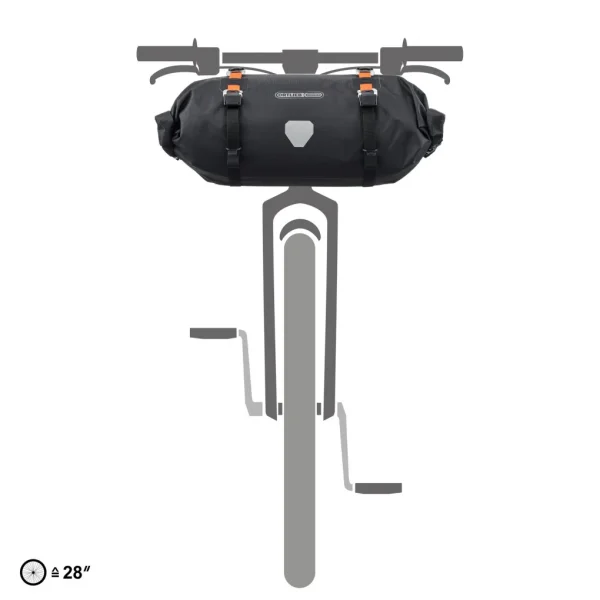 Bolsa Manillar Ortlieb HANDLEBAR-PACK FLEX 9l. Negro Mate