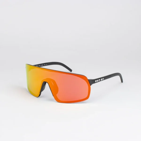 Gafas Deportivas Out Of Rams adapta Logo Blanco Lente Rojo MCI