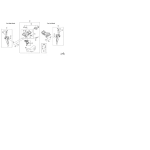 Unidad de tapa DERECHA Shimano ST-6800