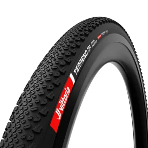 Cubierta Gravel Race Vittoria TERRENO T50 mixed 700X40 TLR Hookless Negro G2.0