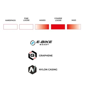 Cubierta Gravel Vittoria Terreno T70 Coarse loose 700x45c TLR Gravel Endurance Full blak G2.0