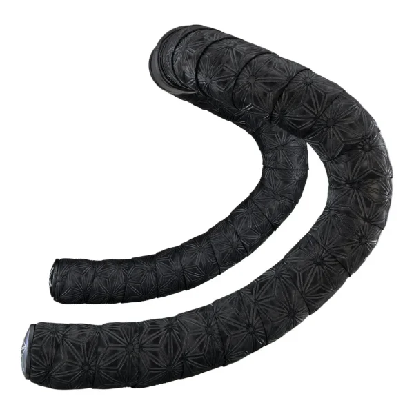 SUPACAZ CINTA MANILLAR SUEDE NEGRO + TAPÓN NEGRO