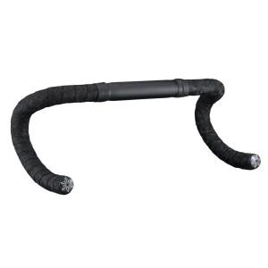 SUPACAZ CINTA MANILLAR SUEDE NEGRO + TAPÓN NEGRO